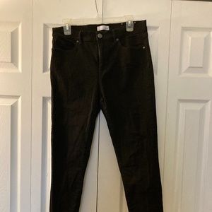 Black high-rise jeans WORN ONCE size 31/12